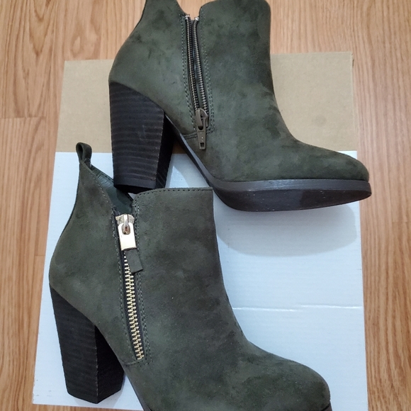 Call It Spring Shoes - Green booties